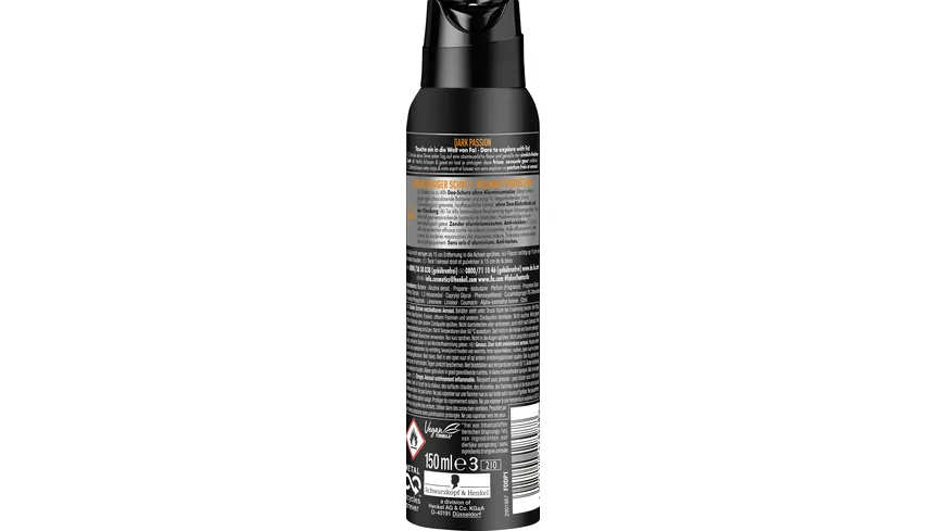 FA Men Deodorant & Bodyspray Dark Passion 150ml 150 ml
