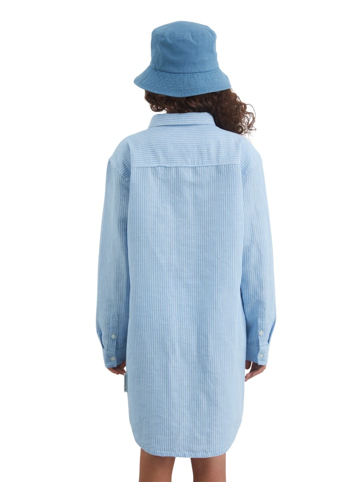Marc O'Polo TEENS-GIRLS Hemdblusenkleid in CLOUDY BLUE STRIPE günstig kaufen
