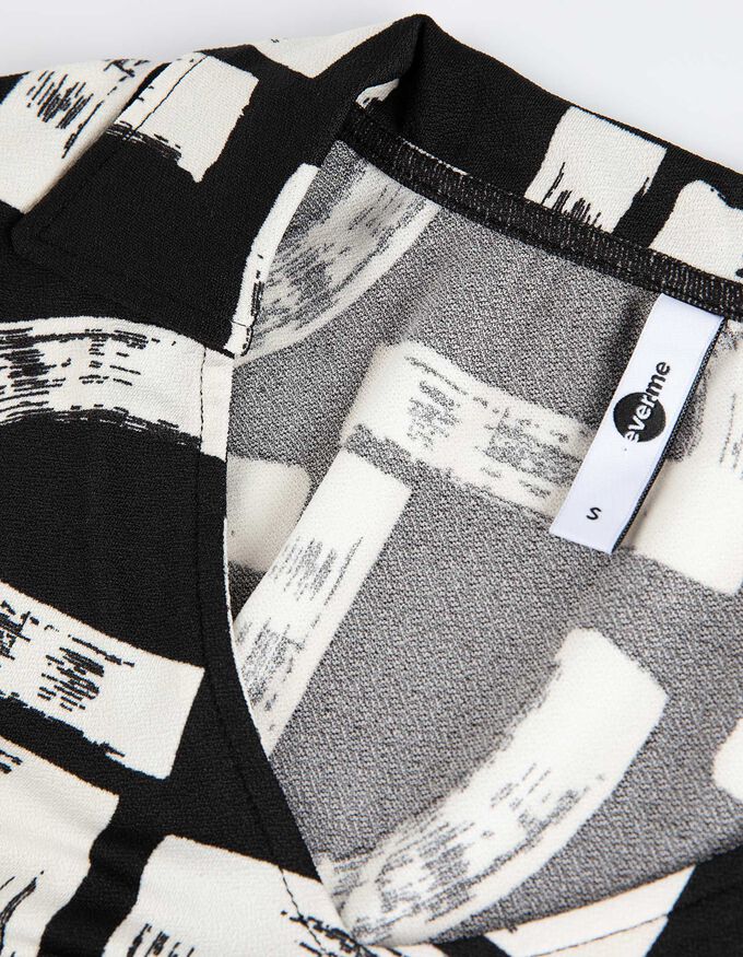 Hemdbluse - V-Ausschnitt