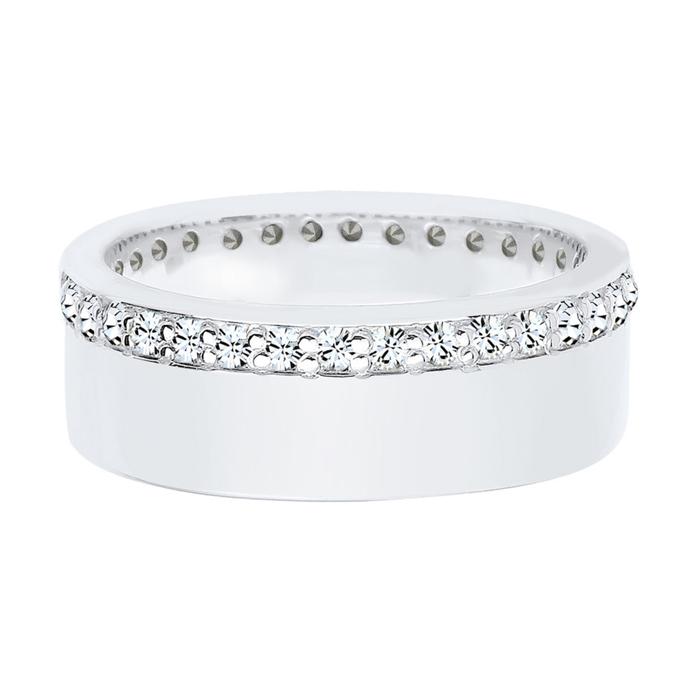 Elli Elli Bague pour dames avec cristaux étincelants en argent 925 Sterling Bague