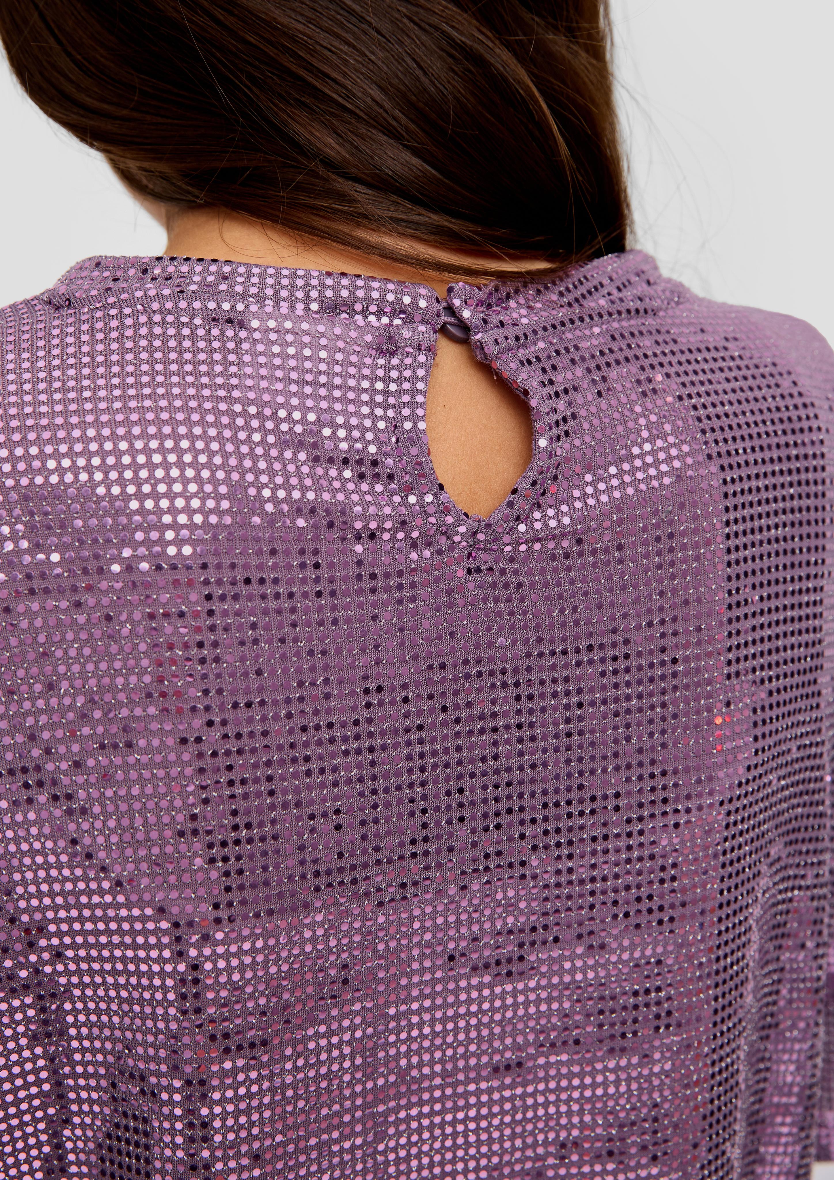 Pailletten-Shirt im Boxy Fit  2140574-4758