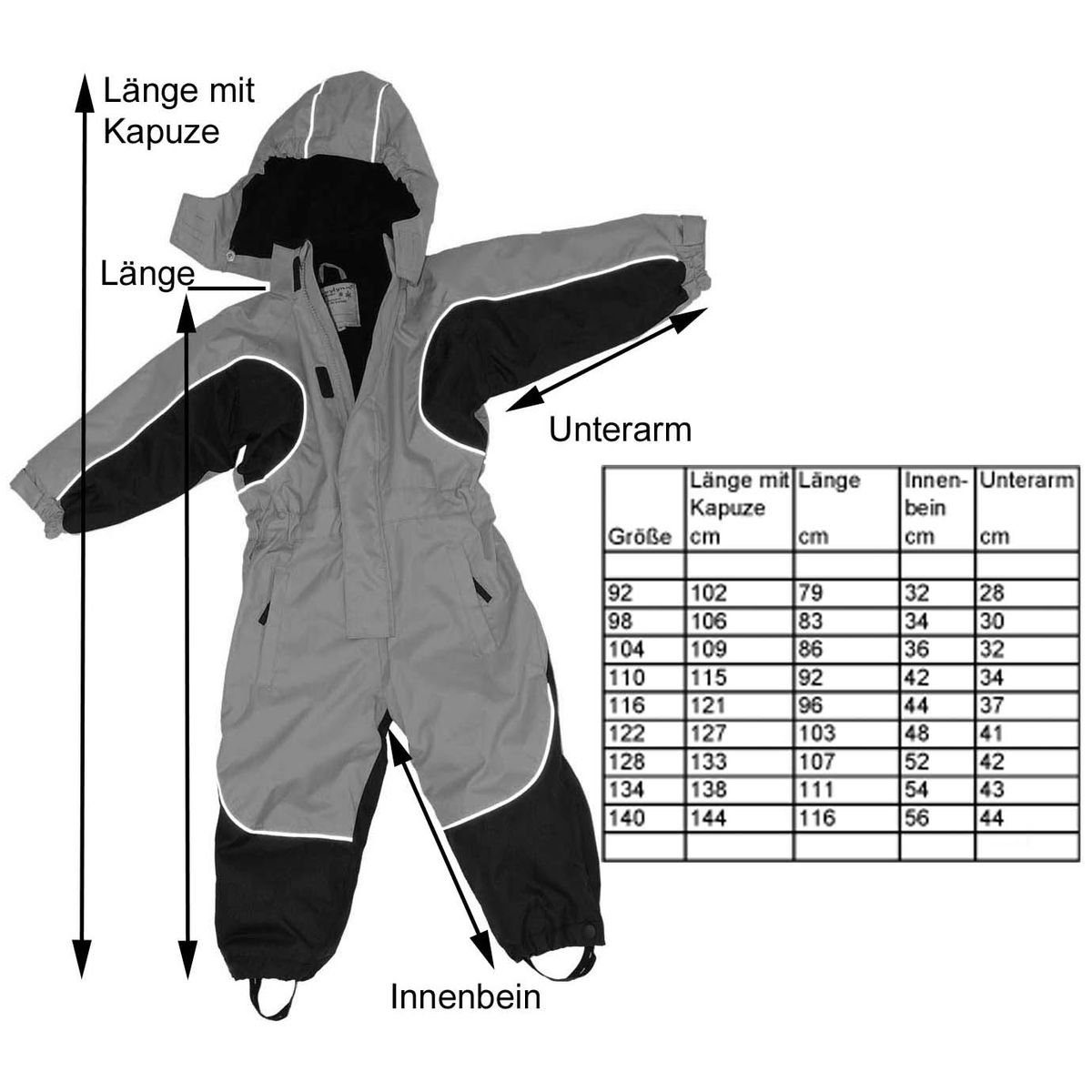 Maylynn Schneeoverall Kuscheliger Schneeanzug Skianzug grün atmungsaktiv und wasserdicht