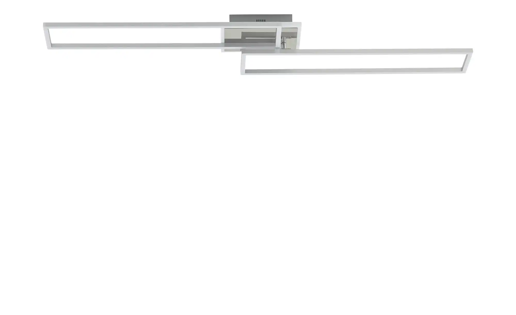 KHG LED-Deckenleuchte, 3-flammig, chrom/ alu mit Fernbedienung