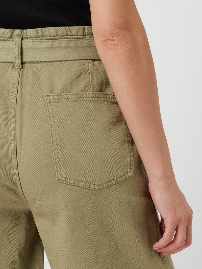 Shorts mit Lyocell-Anteil in khaki