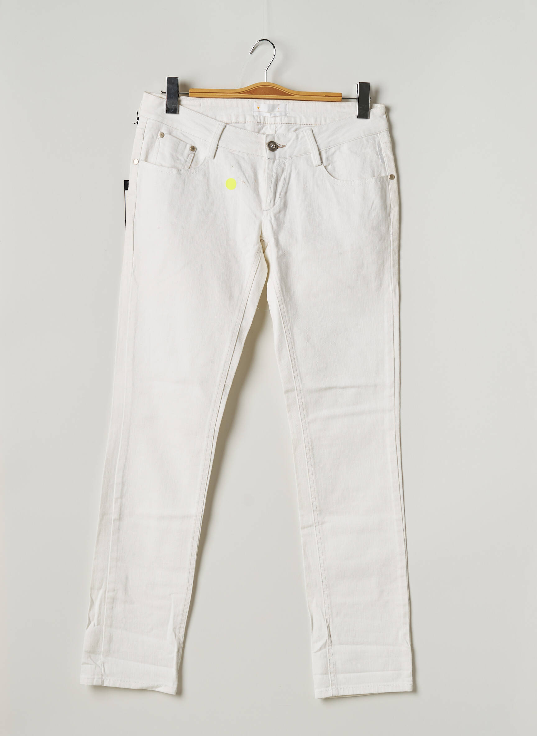 Meltin Pot Jeans Coupe Slim Femme couleur blanc