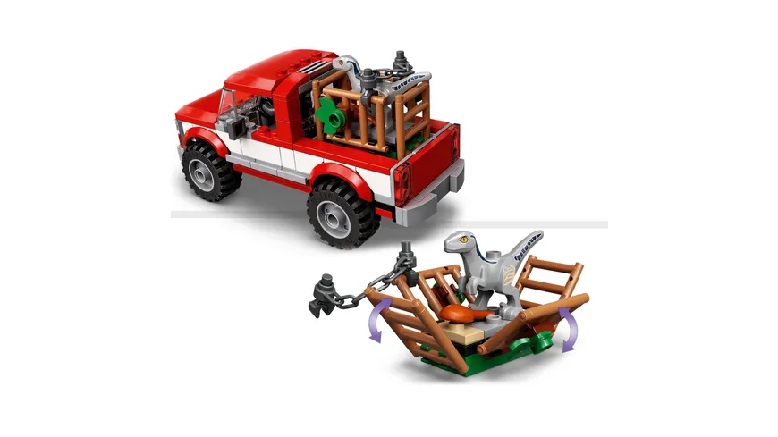 LEGO Jurassic World 76946 Blue & Beta in der Velociraptor-Falle Spielzeug