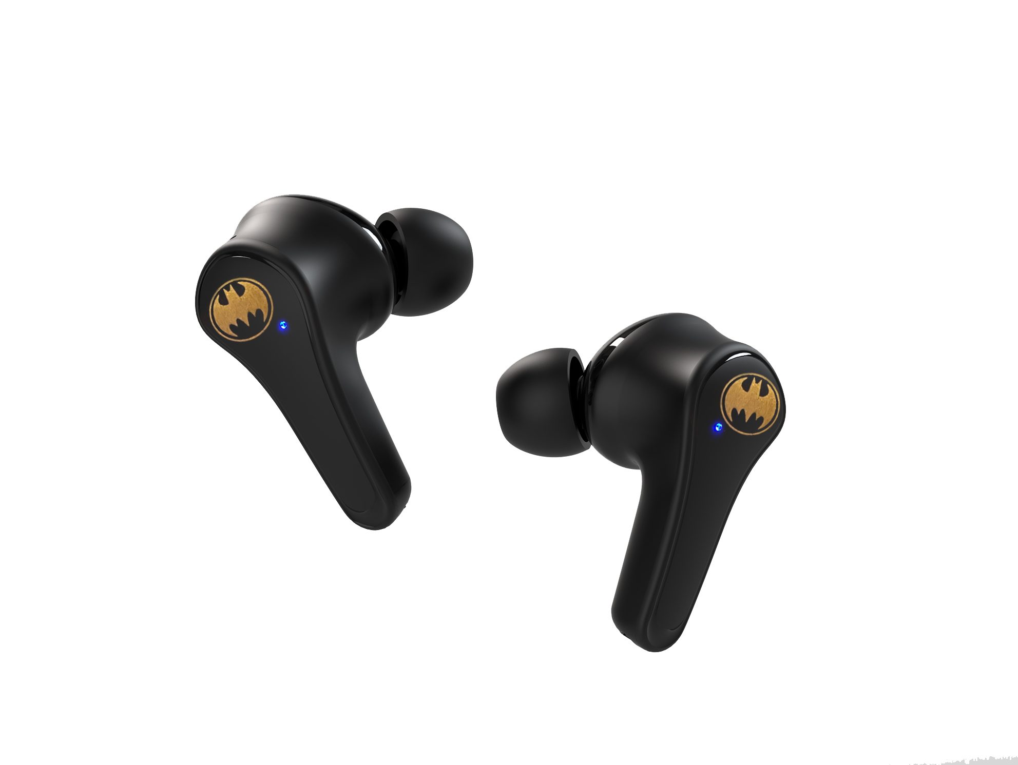 OTL Bluetooth V5.0 Kinder-Kopfhörer Batman mit Ladebox, Schwarz Bluetooth-Kopfhörer (Bluetooth, Leichtes Gewicht, Hochwertiger Klang, True Wireless, Ladebox)