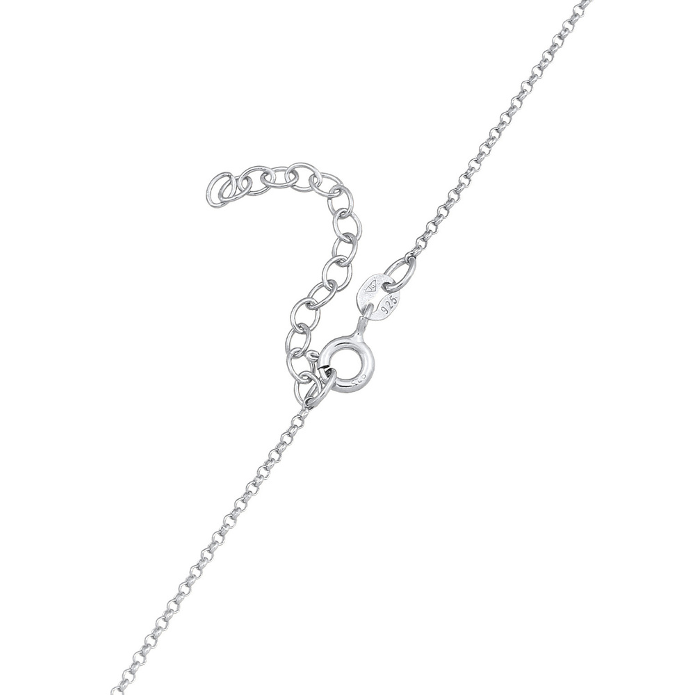 Elli Elli Collier Femmes Choker demi-lune pendentif Astro avec pierre précieuse de lun collier