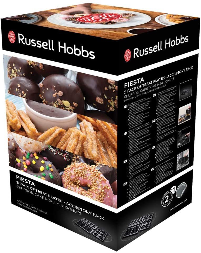 RUSSELL HOBBS 3-in-1-Sandwichmaker Fiesta 3 in 1 Fiesta Sandwichtoaster Waffeleisen Grill