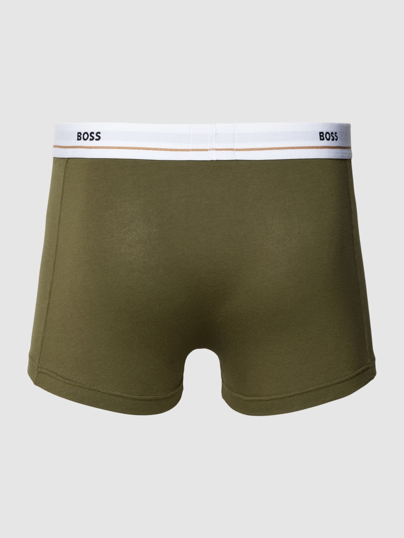 Trunks mit elastischem Logo-Bund im 5er-Pack in dunkelblau