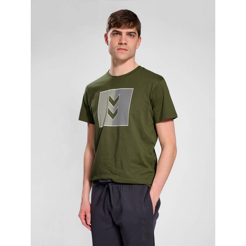 hummel hmlACTIVE STRIPE CO TEE S/S T-Shirt Herren