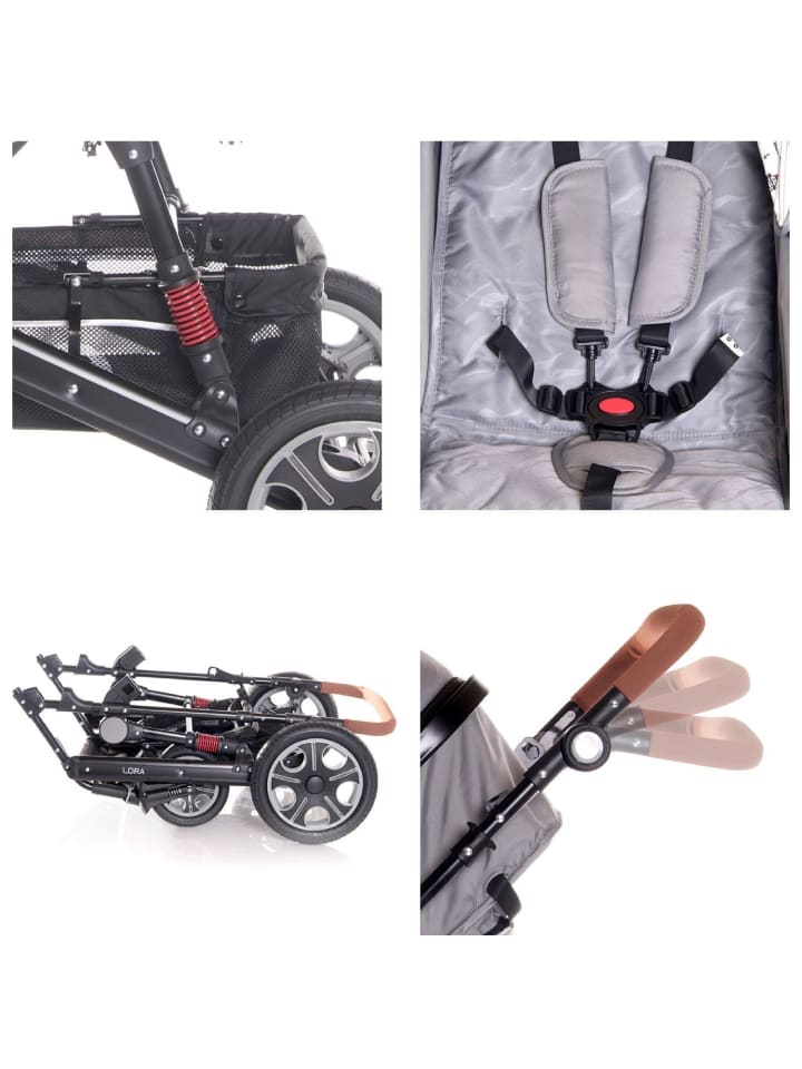 Lorelli Kinderwagen Lora in schwarz günstig kaufen onesize