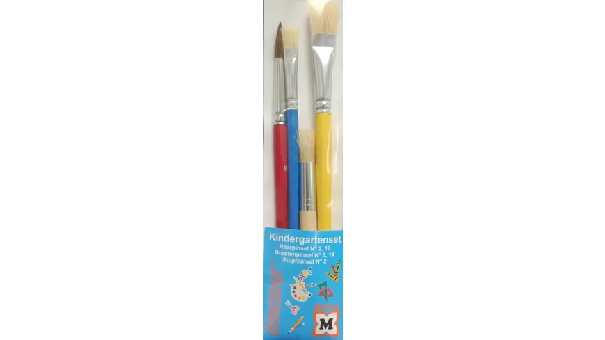 VERNISSAGE Kindergartenpinsel-Set im Etui 5er