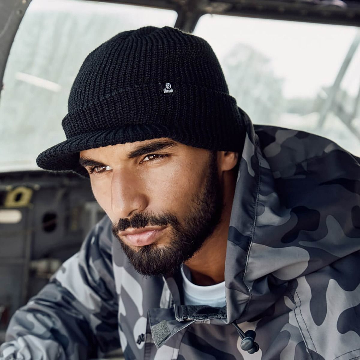 Strickmütze US Cap