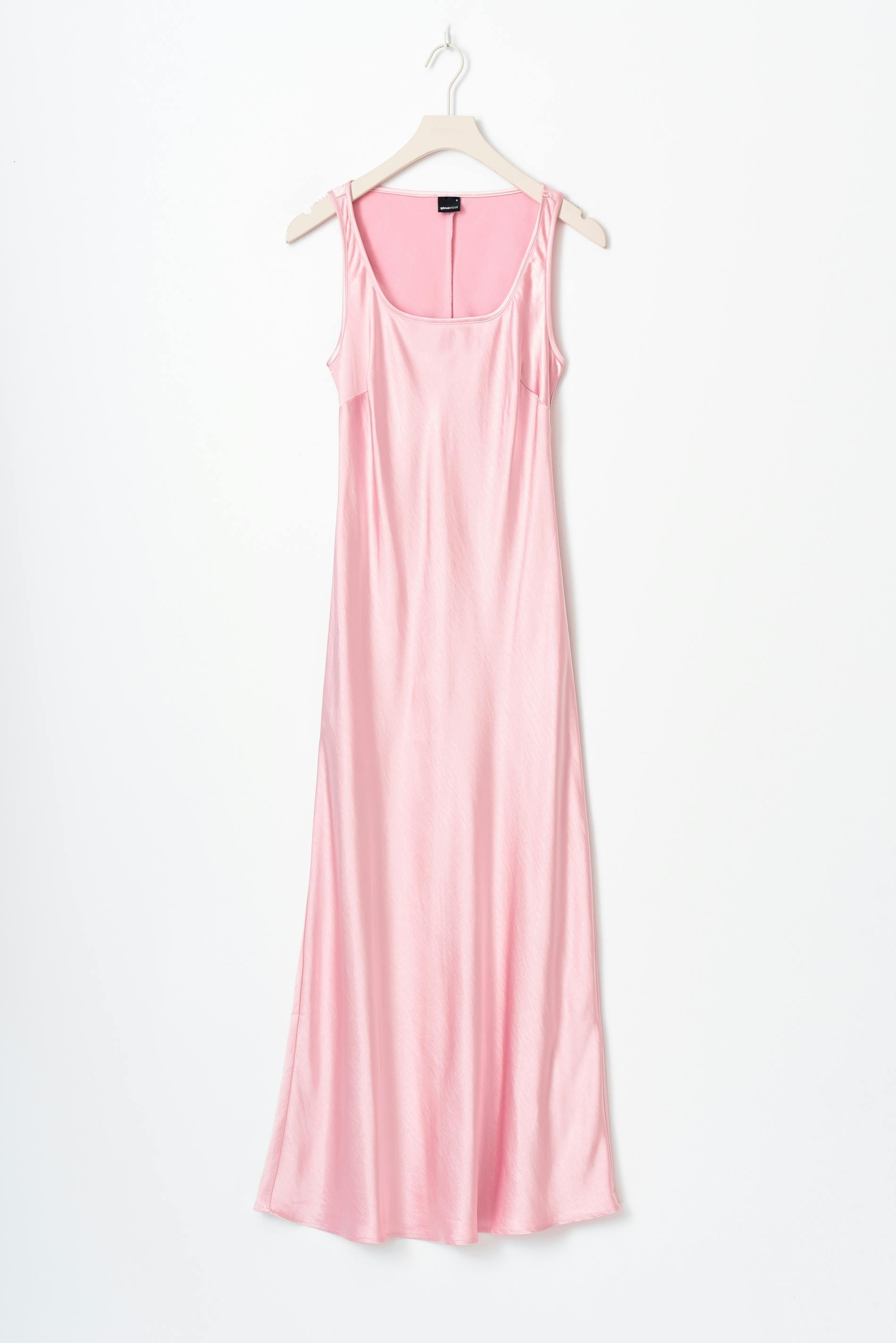 Maxi satin dress