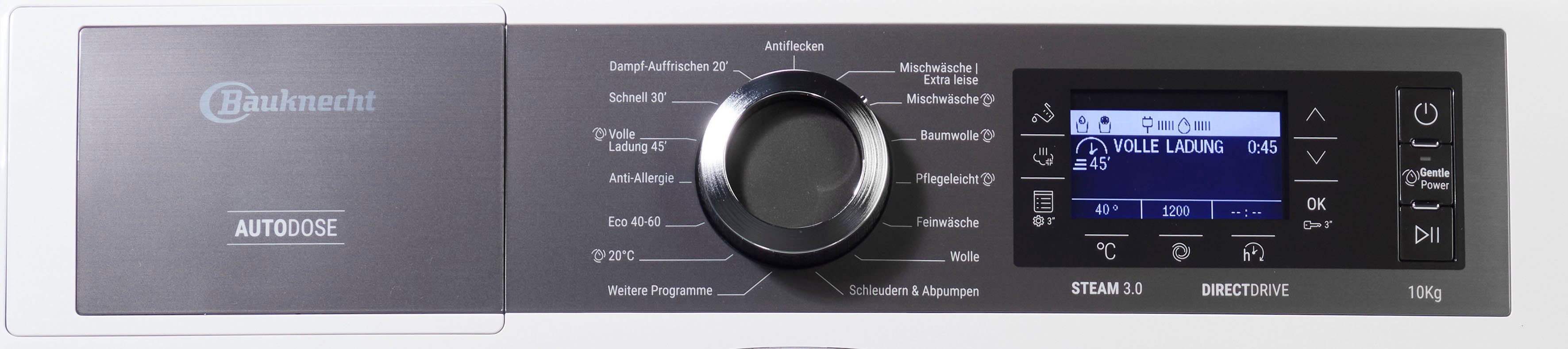 BAUKNECHT Waschmaschine B8 W046WB DE, 10 kg, 1400 U/min, AutoDose