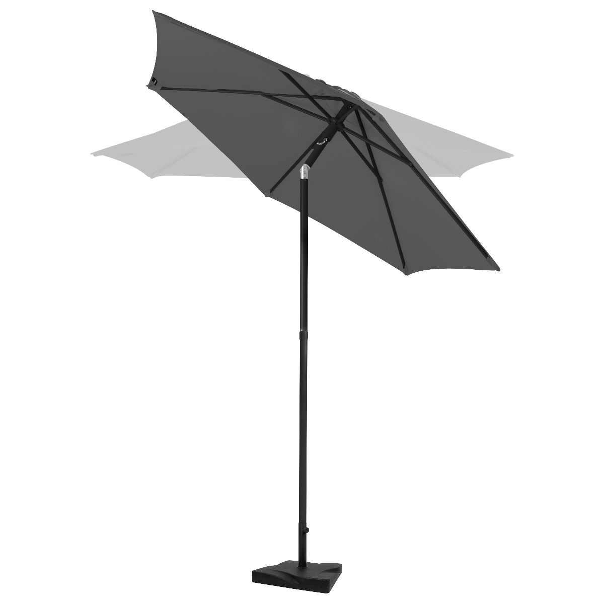 VONROC Torbole 200 cm Premium Sonnenschirm inklusive Fuß