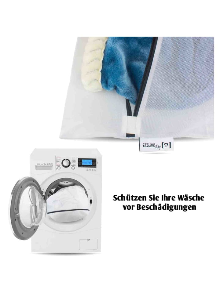 LIEBLINGS Ding Wäschenetz XXL 100x90cm LIEBLINGS Ding Wäschenetz in Weiß günstig kaufen 1