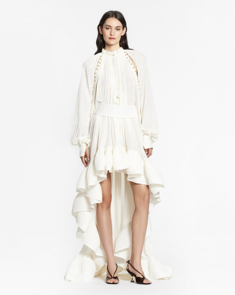 ROBE CHARMEUSE ASYMÉTRIQUE
