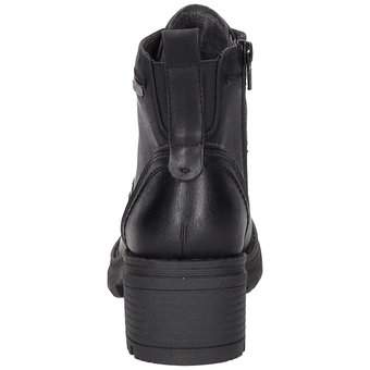 Jana Schnürstiefelette in schwarz