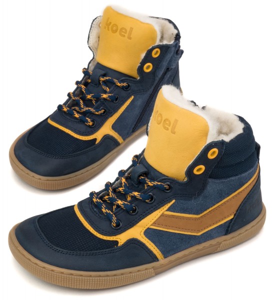 Koel bare ~ Danish MidCut Sneaker Winter ~ Blue