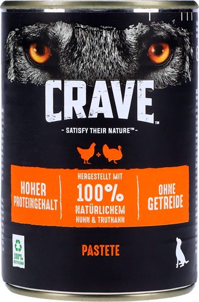 Crave Hund Adult Pastete mit Huhn & Truthahn