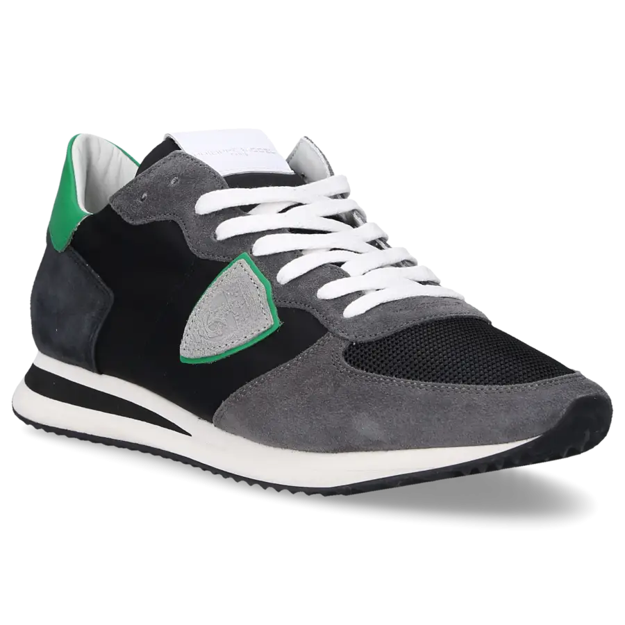 Philippe Model - Sneaker low TZLU Veloursleder - schwarz