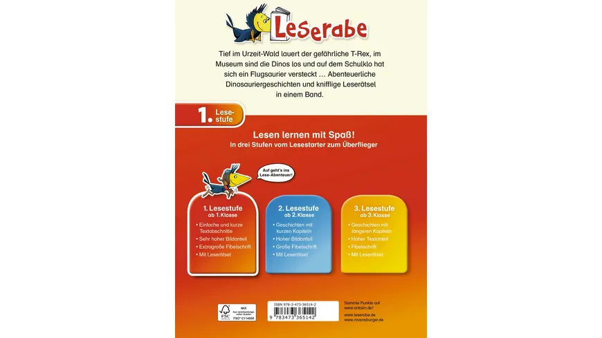 Ravensburger Leserabe - Dinoabenteuer für Erstleser