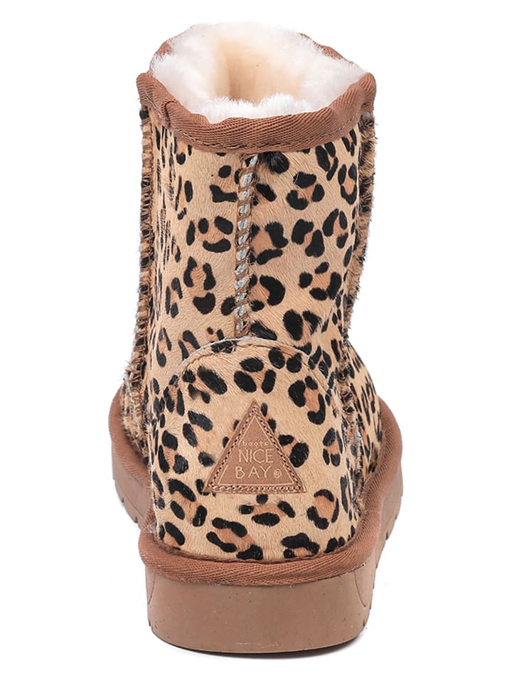 NICEBAY Leder-Winterboots 
