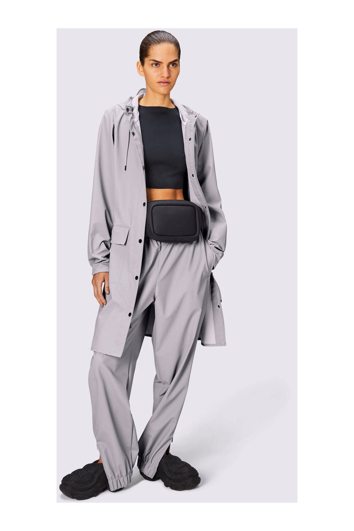 Rains Impermeables Trenchs Femme couleur gris
