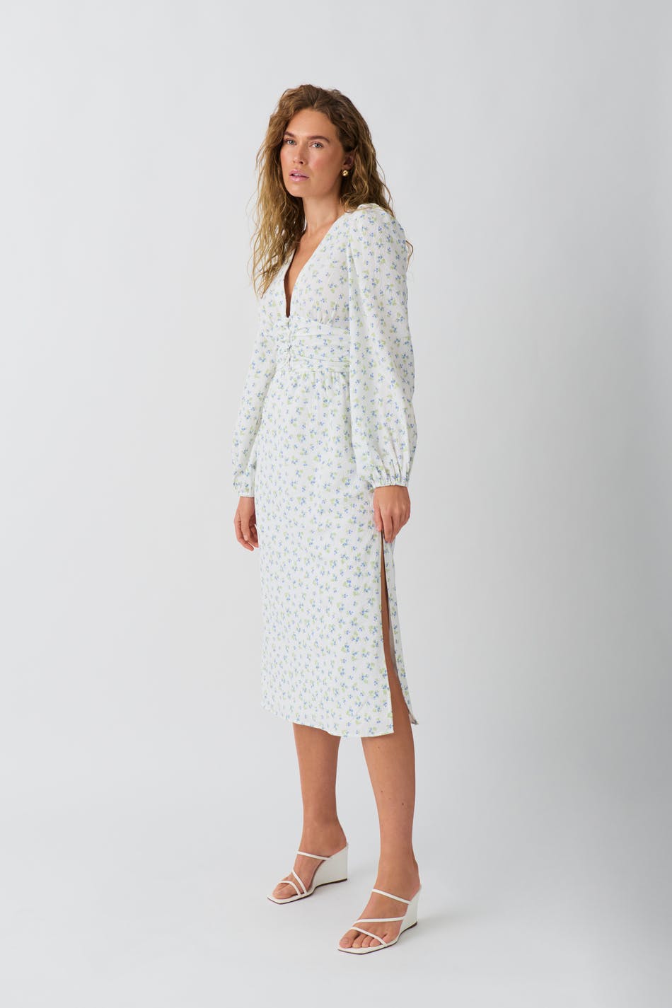 Structure midi boho dress