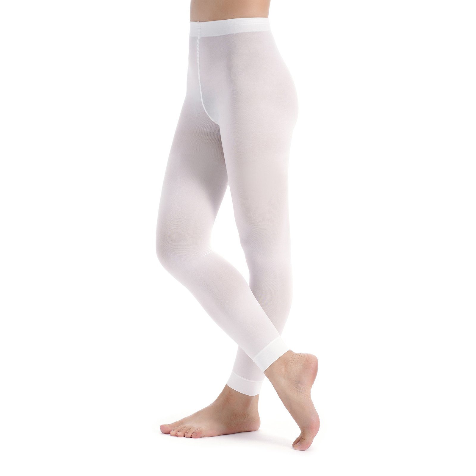 tanzmuster Strumpfhose Damen Ballettstrumpfhose Nina ohne Fuß wunderbar weich, elastisch und strapazierfähig