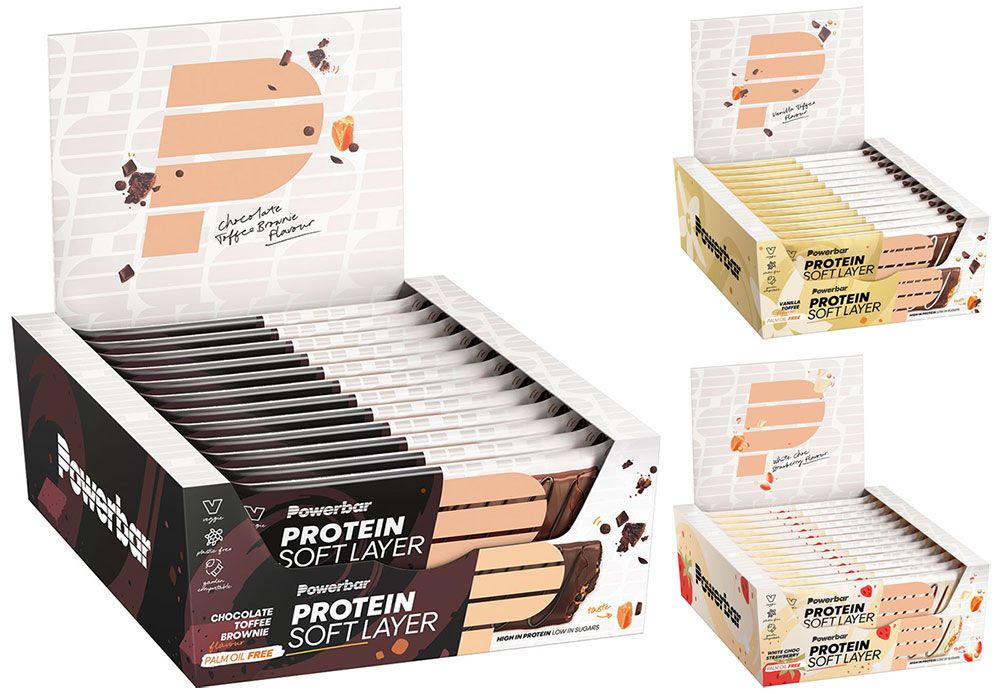 Powerbar Protein Soft Layer Riegel 12er Box kaufen | Bike-Discount