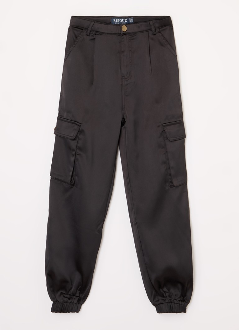 Retour Jeans Zayra -satiiniset kapenevat cargo-housut