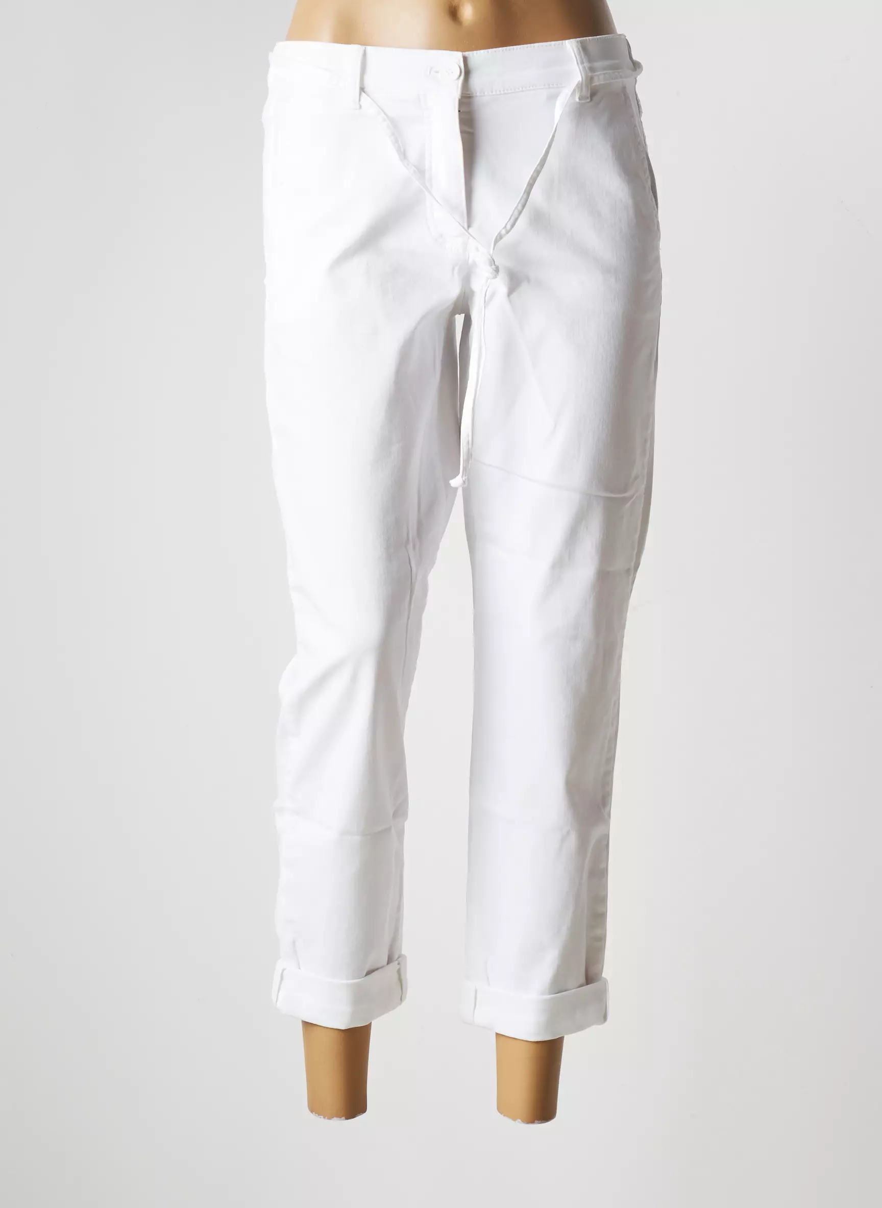 Gerry Weber Pantalon7 8 Femme couleur blanc
