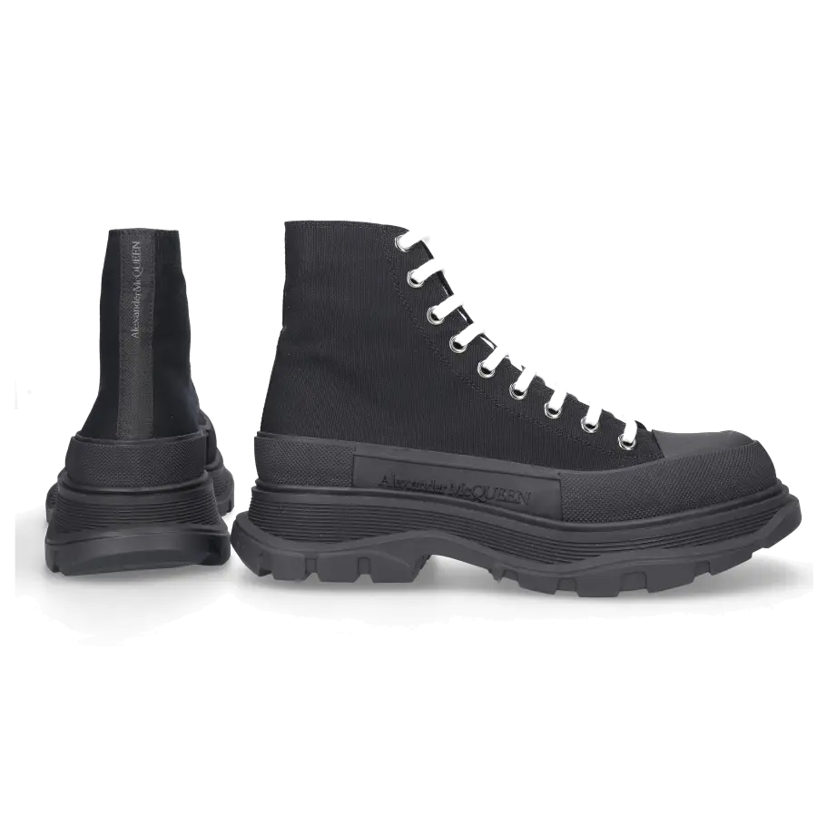 Alexander McQueen - Sneaker high W4L32 Canvas - schwarz