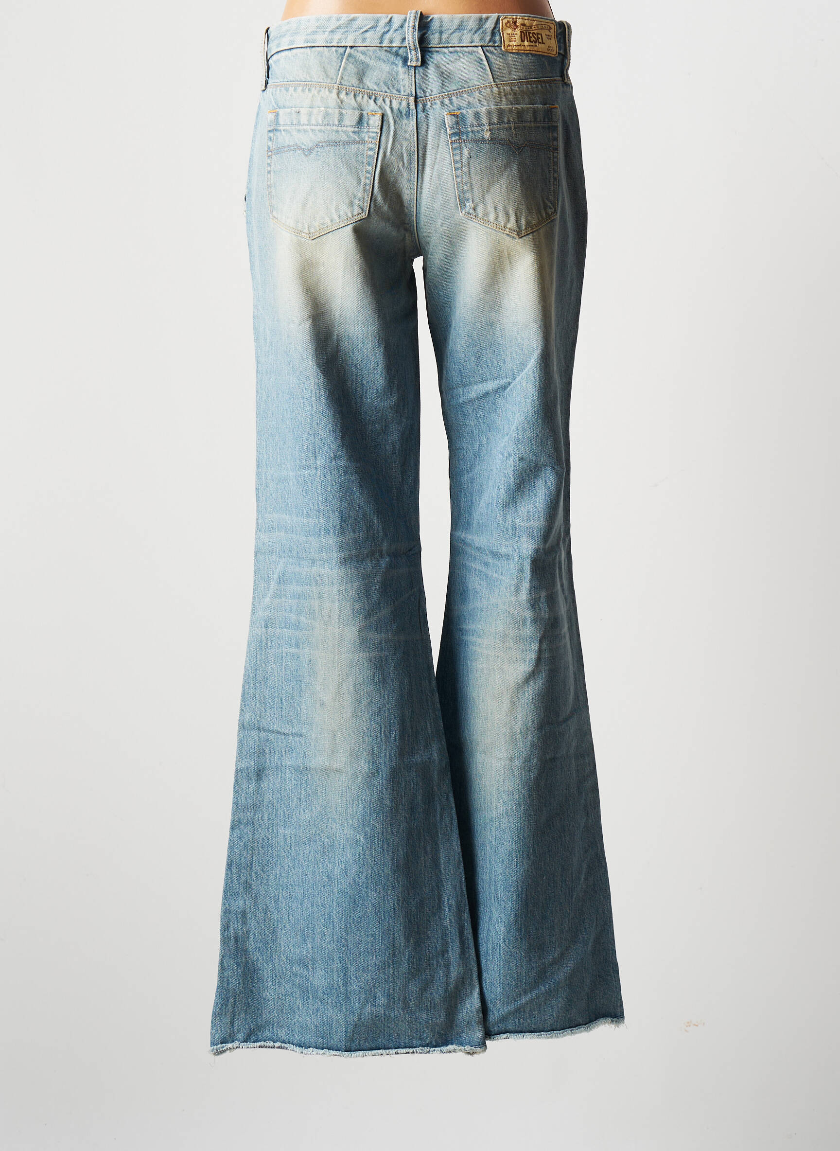 Diesel Jean Flare Femme couleur bleu