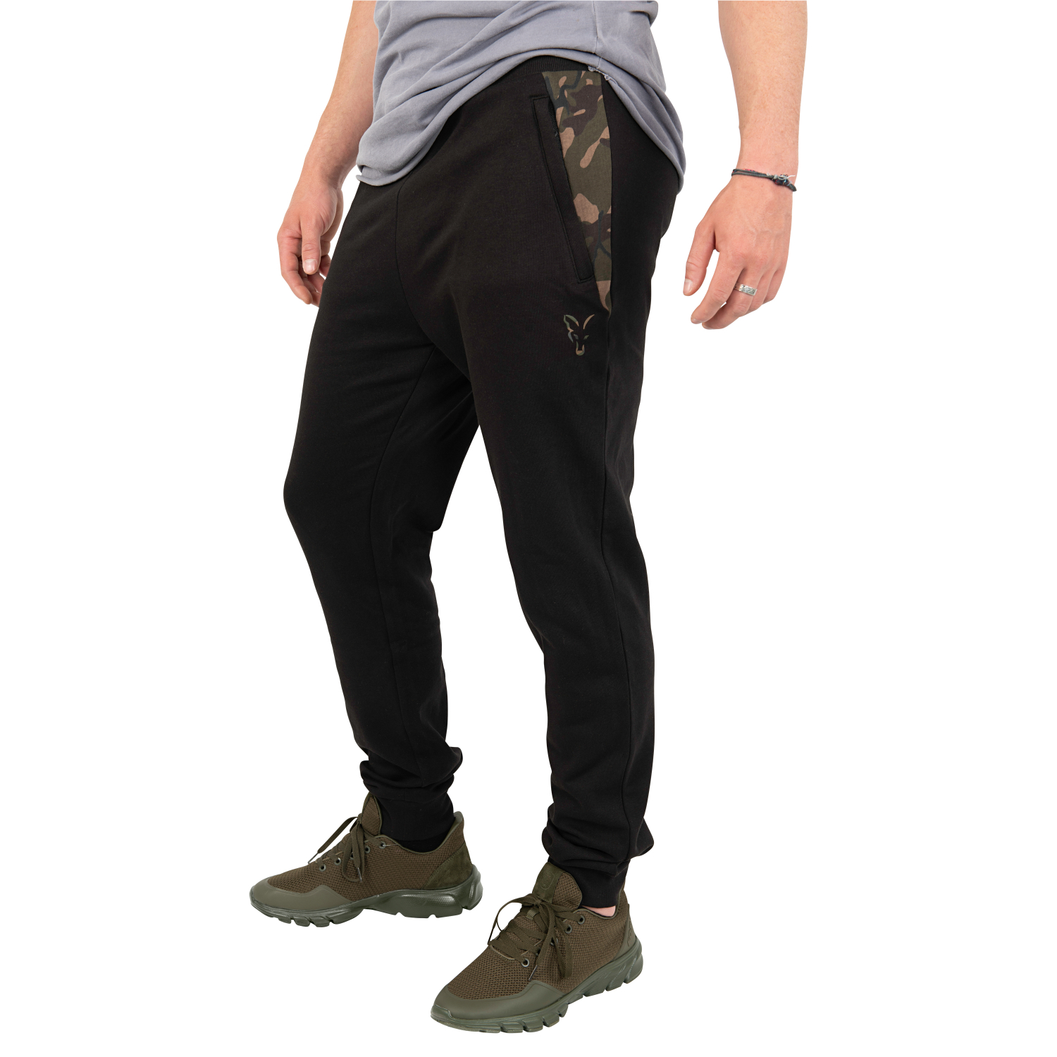 Fox Carp Herren LW Print Jogger (black/camo)