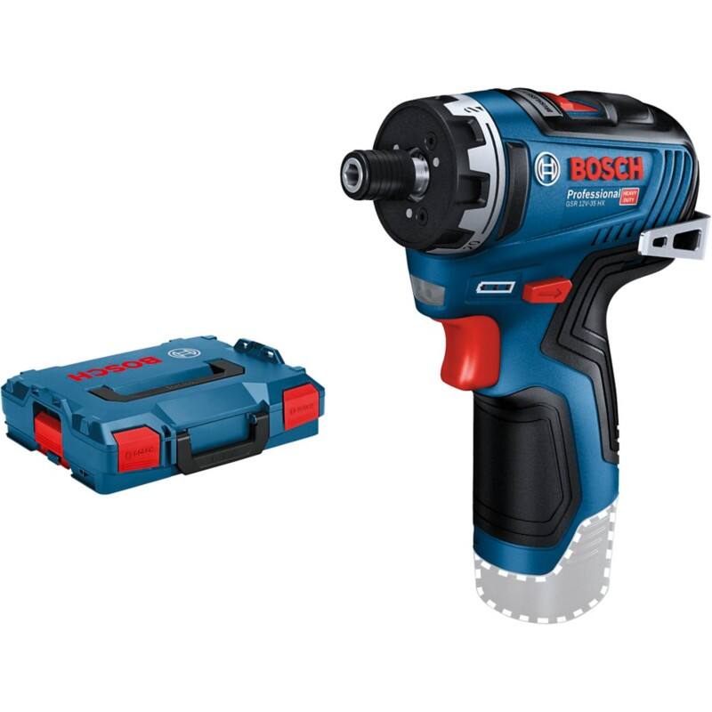 Bosch Schrauber GSR 12V-35 HX L-BOXX 06019J9102 Blau, Schwarz