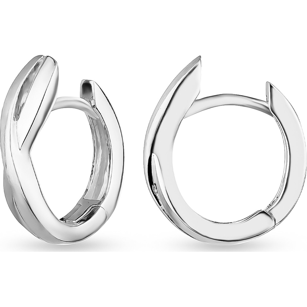 FAVS Créoles 925 Argent Boucles d'oreilles
