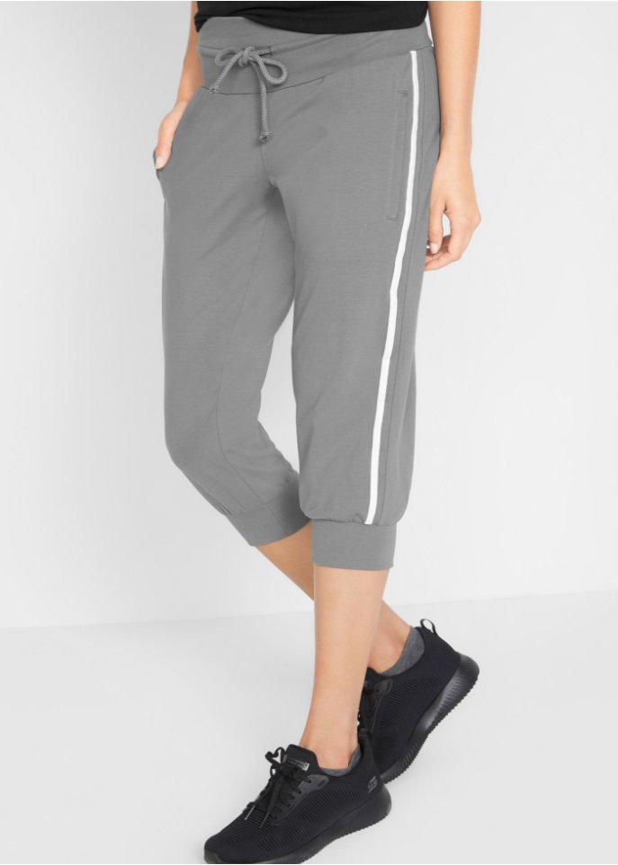 Jogginghose aus Baumwolle (2er Pack), Capri-Länge