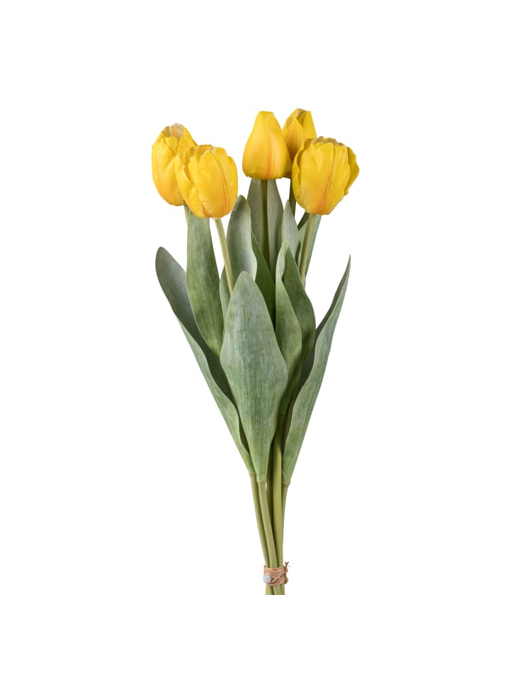 Creativ green Künstlicher Tulpenbung in gelb günstig kaufen onesize