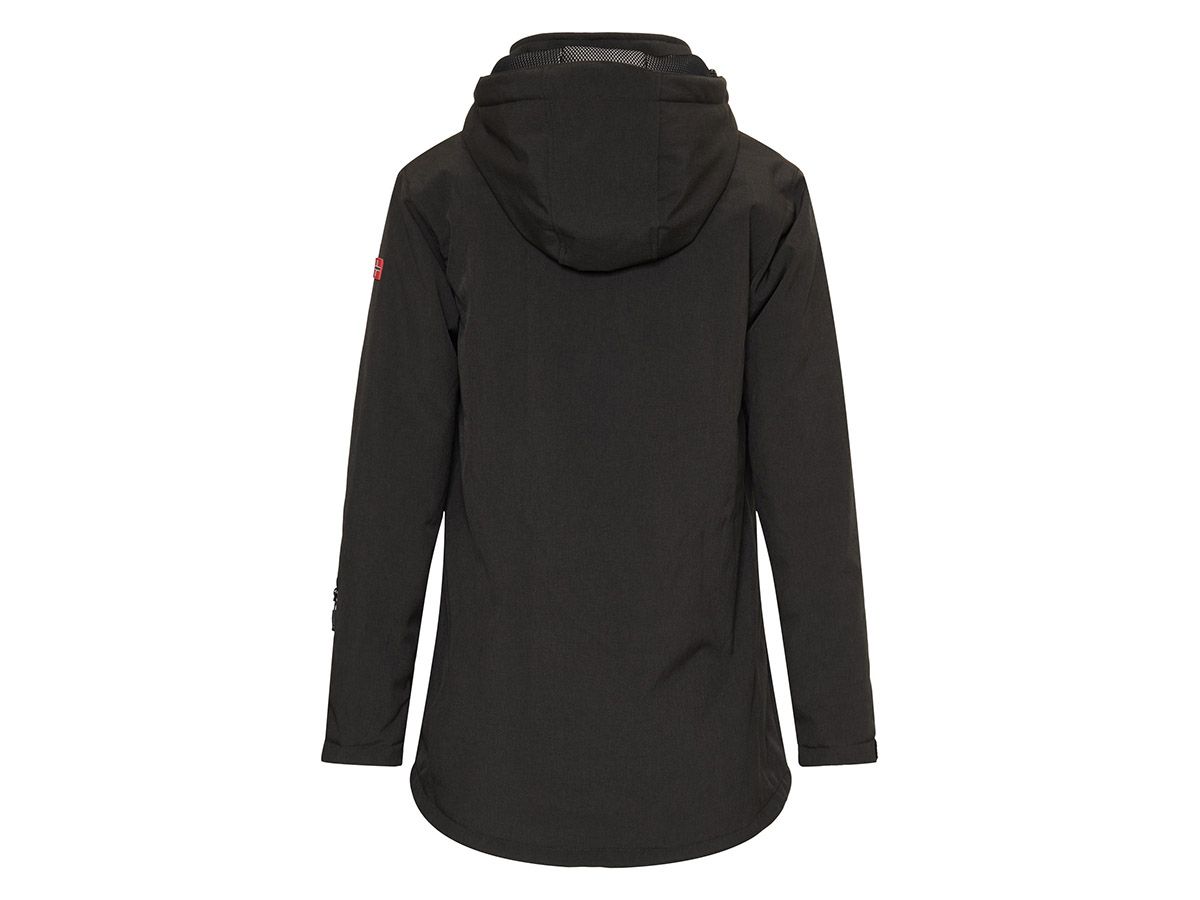 Nordberg Olla Black Melange Damen Softshelljacke