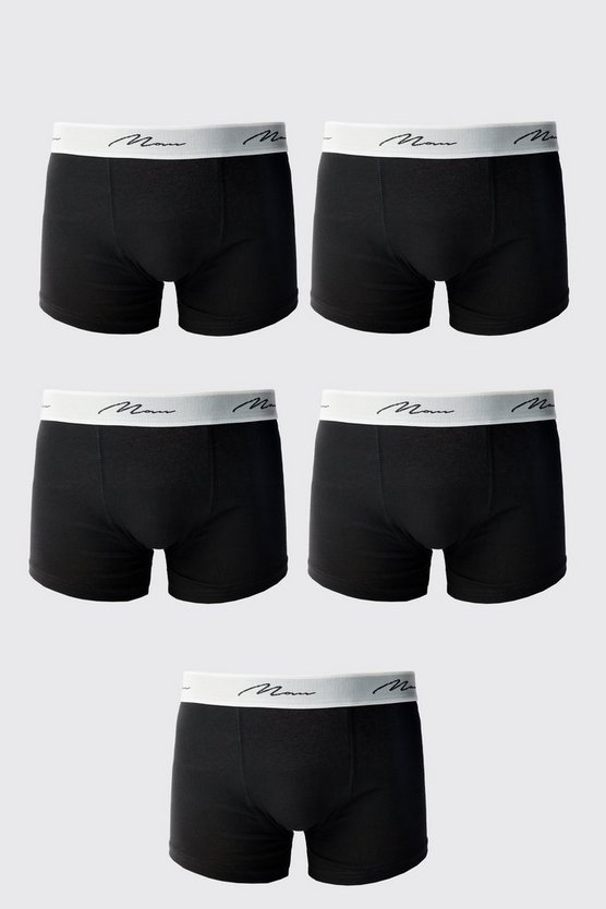 5er-Pack Man Signature Boxershorts