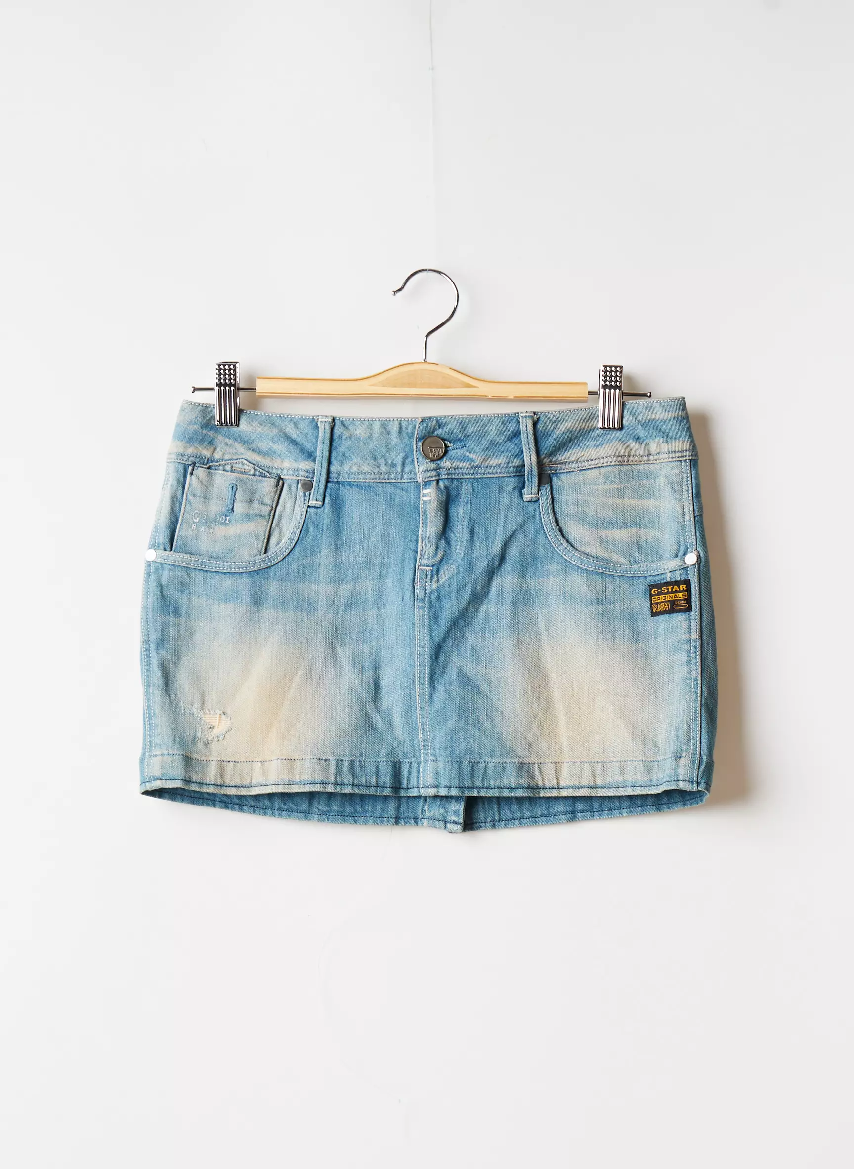 G Star Mini Jupe Femme couleur bleu