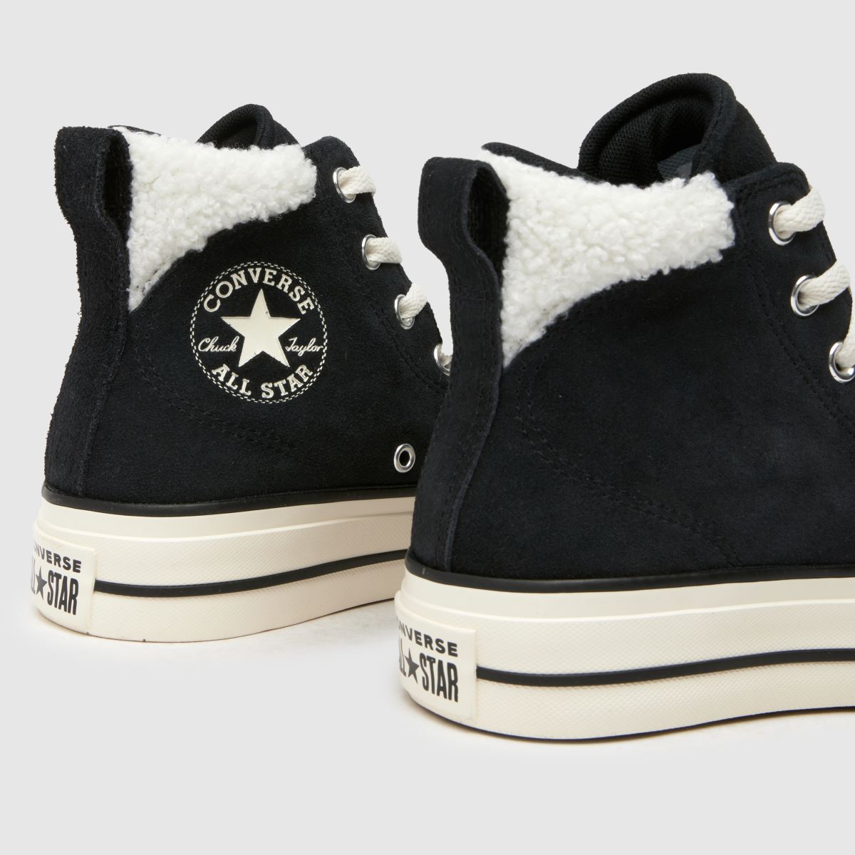 Converse All Star Puff Lift cipők fekete színben