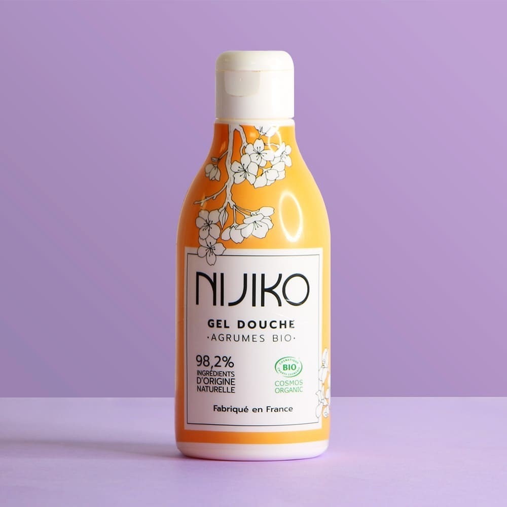 NIJIKO Organiczny żel pod prysznic o zapachu cytrusów