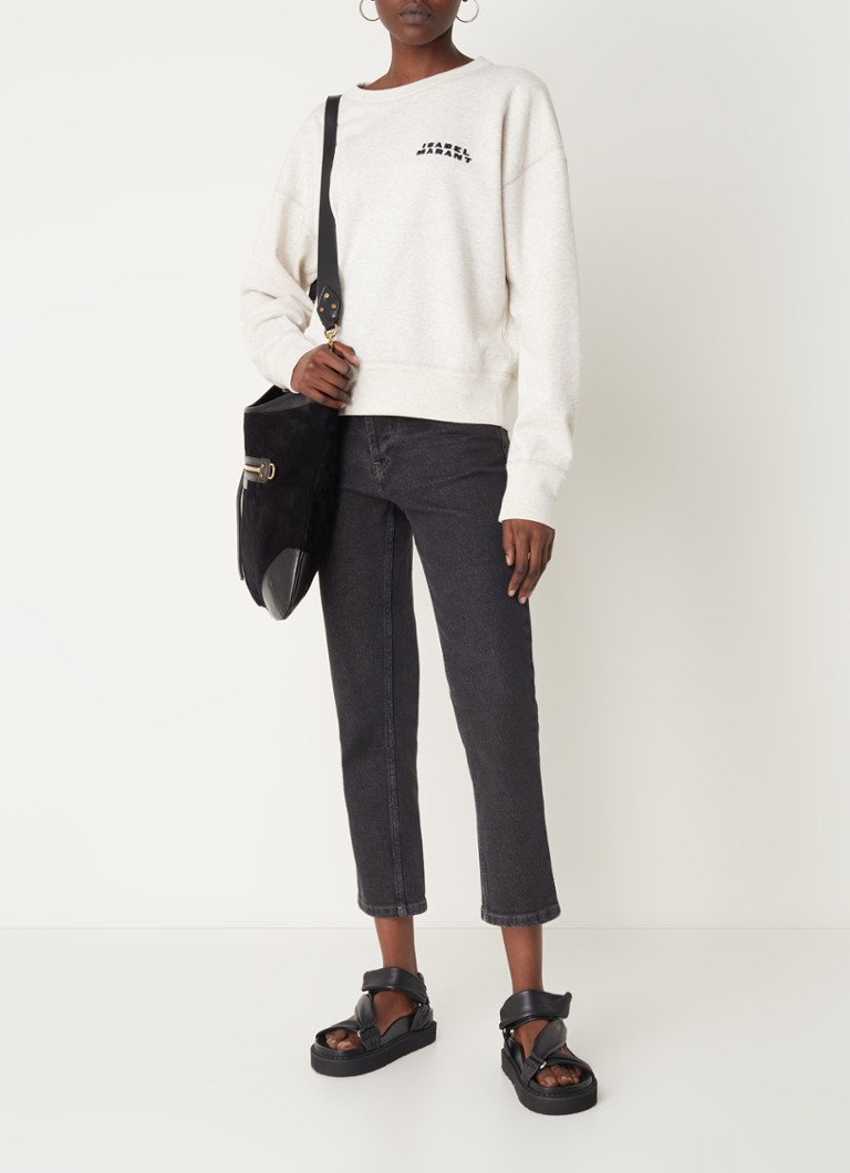 Maglione Shad di Isabel Marant con logo ricamato