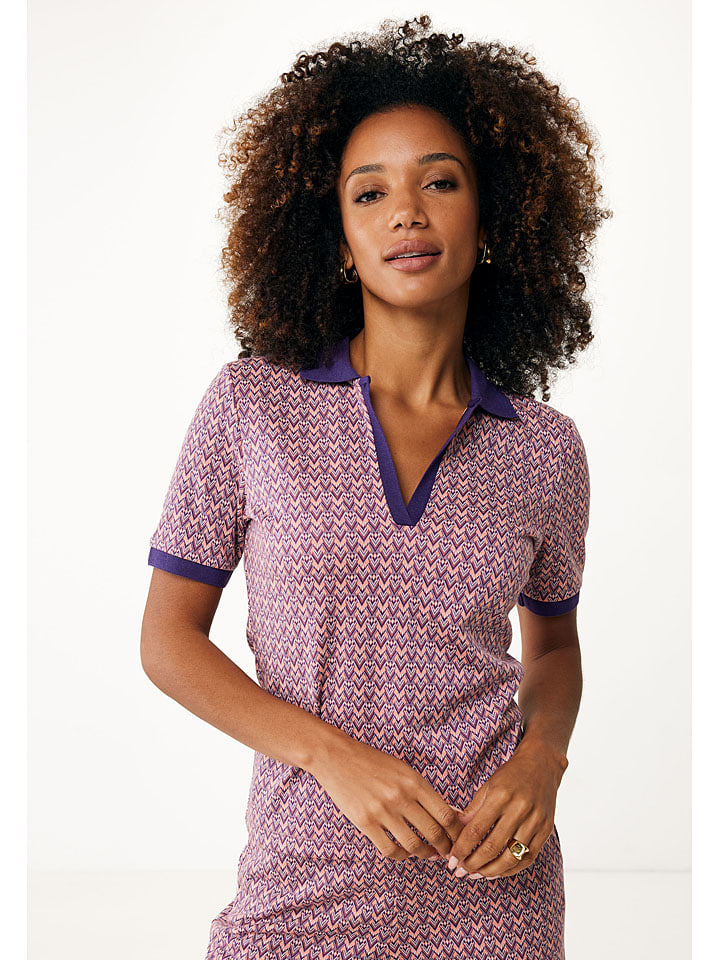 Mexx Poloshirt in Rosa/ Lila günstig kaufen