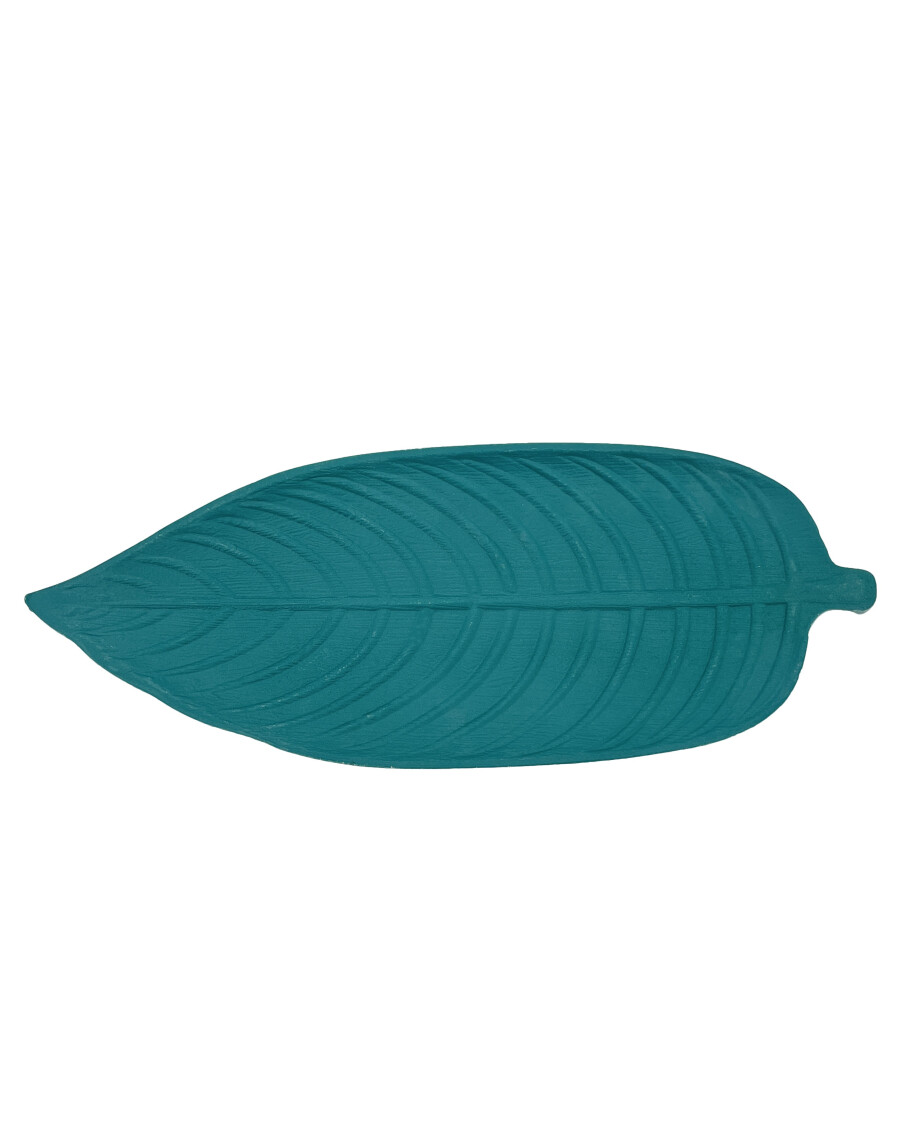 Dekotablett Blatt
